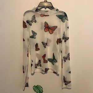 Long Sleeve Butterfly Top